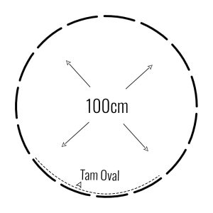 TAM OVAL (100cm)