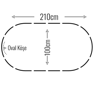 Oval Köşe 210x100