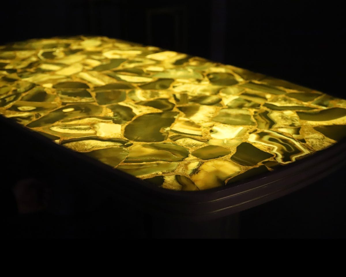 PM-M022 5 Led Işıklı Porselen Masa 210x120cm (PM-M022)
