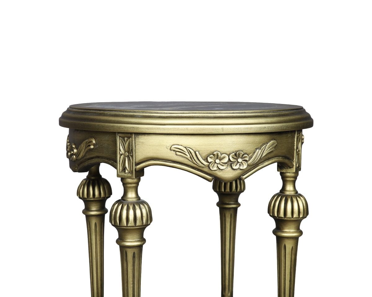 PM-S011 3 Avangard Tasarım Porselen Oval Sehpa Çap:40cm Boy:50cm (PM-S011)
